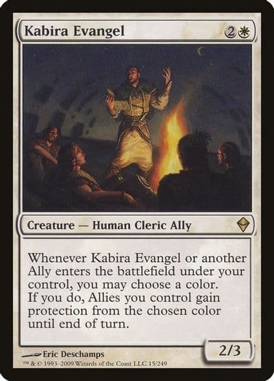 Kabira Evangel Zendikar Magic card