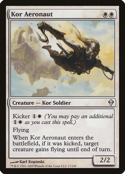 Kor Aeronaut Zendikar Magic card
