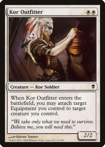 Kor Outfitter Zendikar Magic card