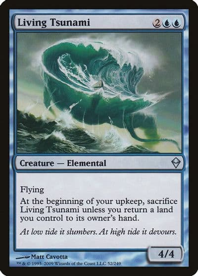 Living Tsunami Zendikar Magic card