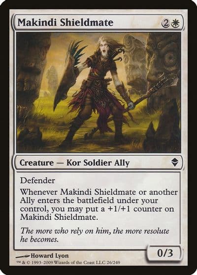 Makindi Shieldmate Zendikar Magic card