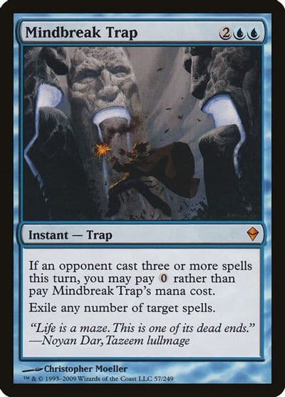 Mindbreak Trap Zendikar Magic card
