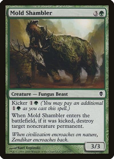 Mold Shambler Zendikar Magic card