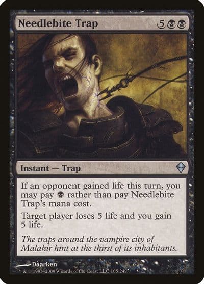 Needlebite Trap Zendikar Magic card
