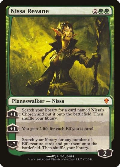 Nissa Revane Zendikar Magic card
