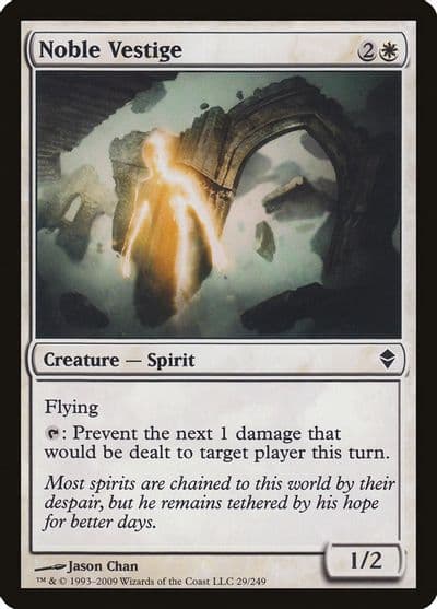 Noble Vestige Zendikar Magic card