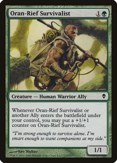 Oran Rief Survivalist Zendikar Magic card