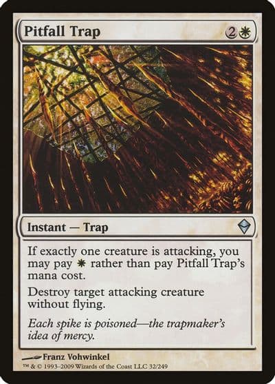 Pitfall Trap Zendikar Magic card