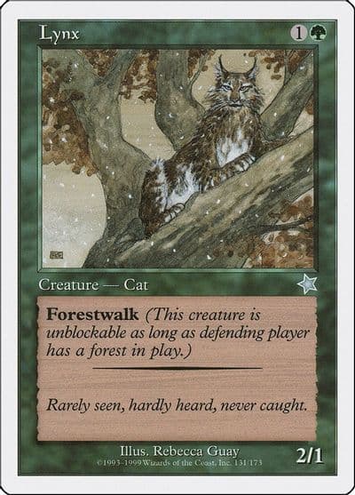 Lynx Starter 1999 Magic card
