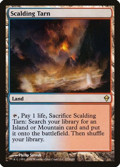 Scalding Tarn Zendikar Magic card