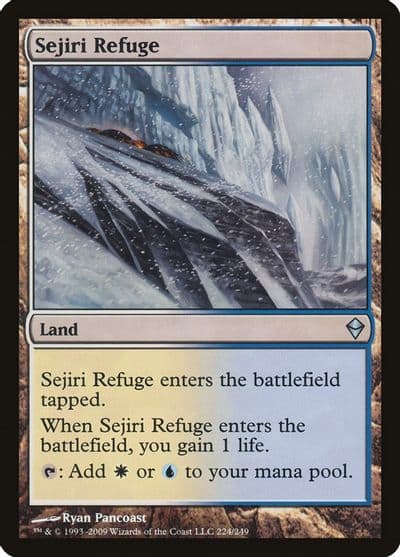 Sejiri Refuge Zendikar Magic card