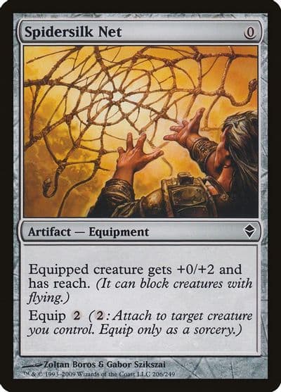Spidersilk Net Zendikar Magic card