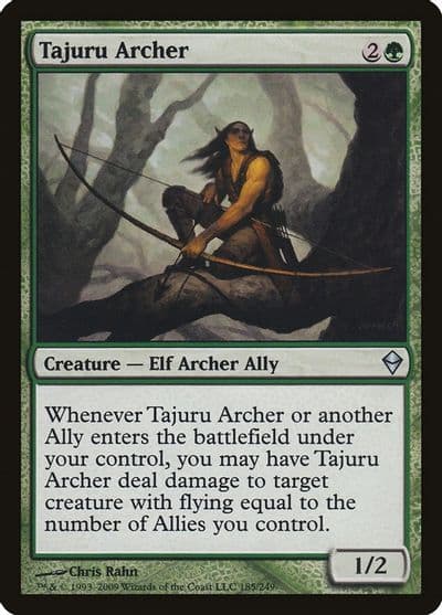 Tajuru Archer Zendikar Magic card