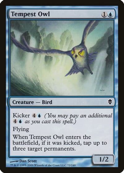 Tempest Owl Zendikar Magic card
