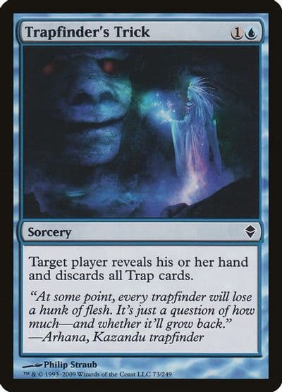 Trapfinders Trick Zendikar Magic card