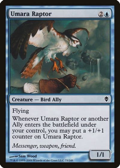 Umara Raptor Zendikar Magic card