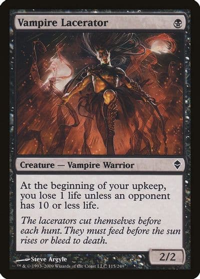 Vampire Lacerator Zendikar Magic card
