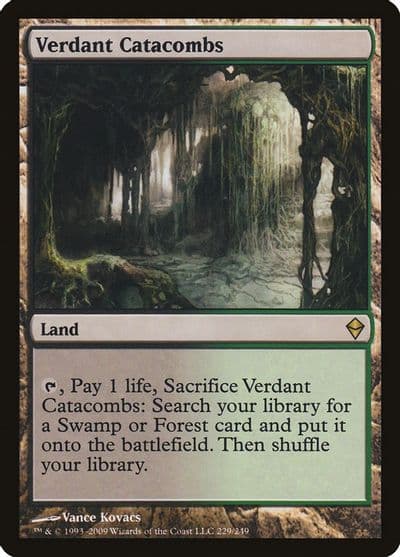Verdant Catacombs Zendikar Magic card