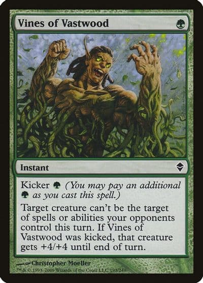 Vines of Vastwood Zendikar Magic card