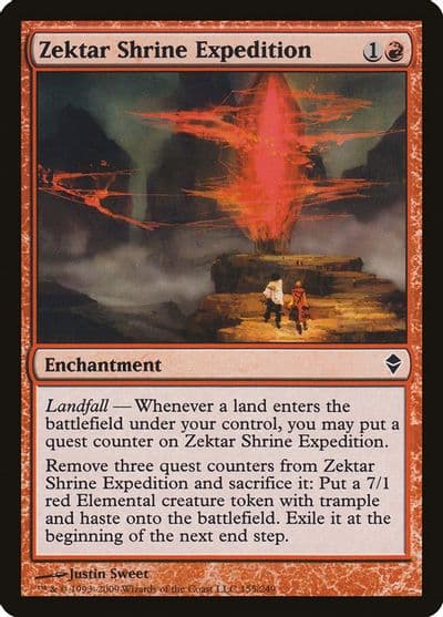 Zektar Shrine Expedition Zendikar Magic card