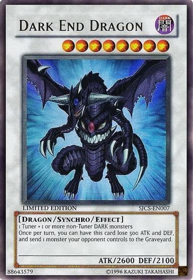 Dark End Dragon Shonen Jump Championship Series Prize Cards Yu-Gi-Oh! card