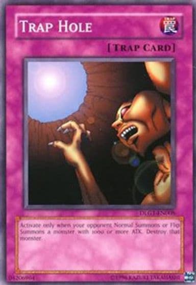 Trap Hole Dark Legends Yu-Gi-Oh! card