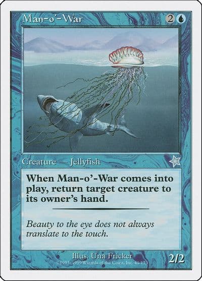 Man o War Starter 1999 Magic card