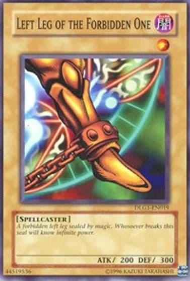 Left Leg of the Forbidden One Dark Legends Yu-Gi-Oh! card