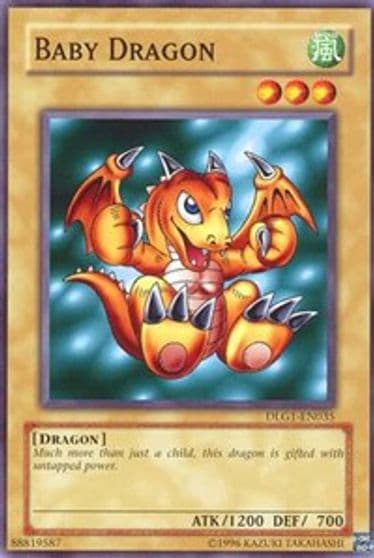 Baby Dragon Dark Legends Yu-Gi-Oh! card