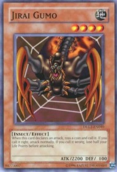 Jirai Gumo Dark Legends Yu-Gi-Oh! card