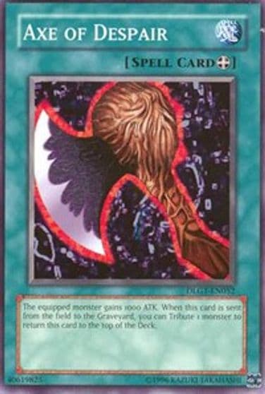 Axe of Despair Dark Legends Yu-Gi-Oh! card