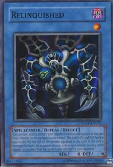 Relinquished Dark Legends Yu-Gi-Oh! card