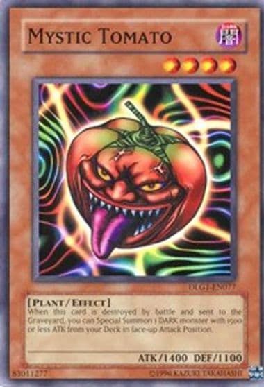 Mystic Tomato Dark Legends Yu-Gi-Oh! card