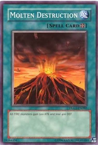 Molten Destruction Dark Legends Yu-Gi-Oh! card