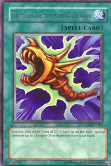 The Flute of Summoning Dragon Dark Legends Yu-Gi-Oh! card
