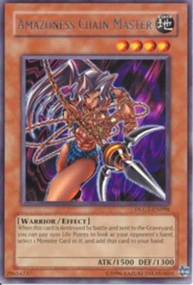 Amazoness Chain Master Dark Legends Yu-Gi-Oh! card
