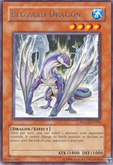 Blizzard Dragon Dark Legends Yu-Gi-Oh! card