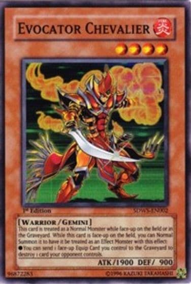 Evocator Chevalier Structure Deck: Warriors' Strike Yu-Gi-Oh! card