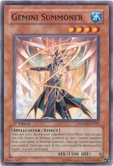 Gemini Summoner Structure Deck: Warriors' Strike Yu-Gi-Oh! card