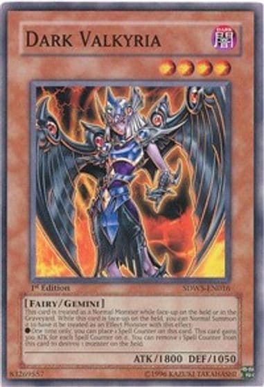 Dark Valkyria Structure Deck: Warriors' Strike Yu-Gi-Oh! card