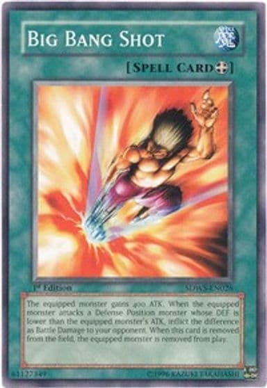 Big Bang Shot Structure Deck: Warriors' Strike Yu-Gi-Oh! card