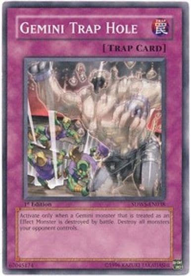 Gemini Trap Hole Structure Deck: Warriors' Strike Yu-Gi-Oh! card
