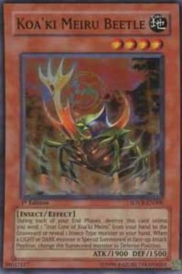Koaki Meiru Beetle Stardust Overdrive Yu-Gi-Oh! card