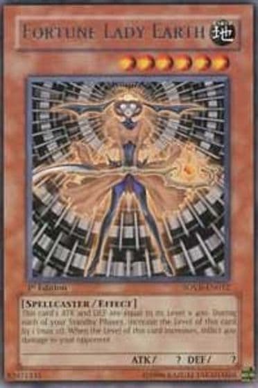 Fortune Lady Earth Stardust Overdrive Yu-Gi-Oh! card