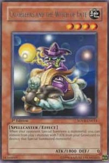 Catoblepas and the Witch of Fate Stardust Overdrive Yu-Gi-Oh! card