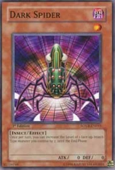 Dark Spider Stardust Overdrive Yu-Gi-Oh! card