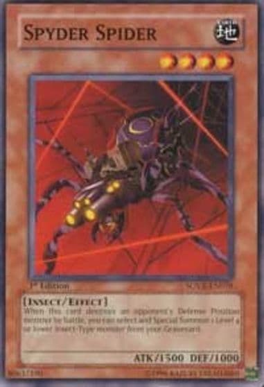 Spyder Spider Stardust Overdrive Yu-Gi-Oh! card