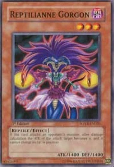 Reptilianne Gorgon Stardust Overdrive Yu-Gi-Oh! card