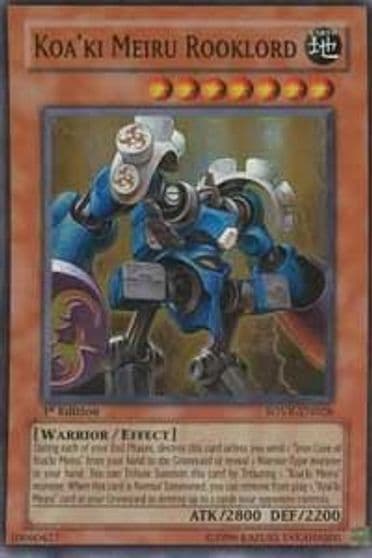 Koaki Meiru Rooklord Stardust Overdrive Yu-Gi-Oh! card