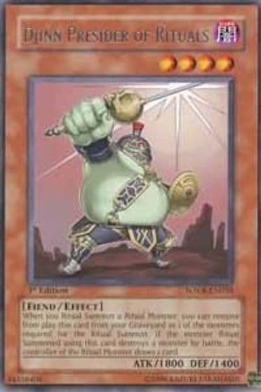 Djinn Presider of Rituals Stardust Overdrive Yu-Gi-Oh! card